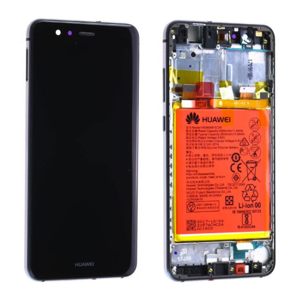 Écran Huawei P10 Lite Noir + Châssis / Batterie Origine