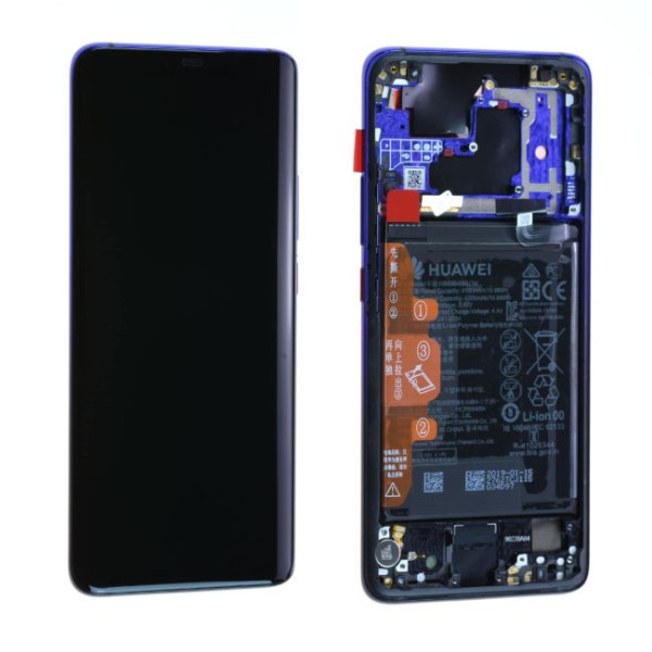 Écran Huawei Mate 20 Pro Violet Twilight + Châssis + Batterie