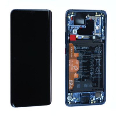 écran huawei mate 20 pro midnight blue + châssis origine | H