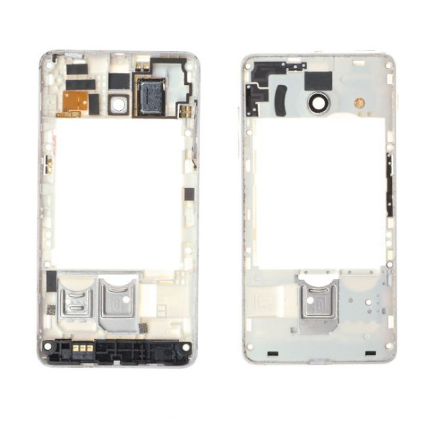 Châssis central d'occasion Huawei Ascend (Y300) Blanc