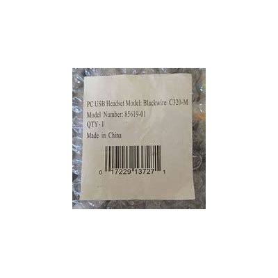 Blackwire 500 C520 USB Binaural Headphone