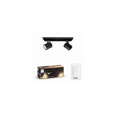 White Ambiance RUNNER Spot barre tube 3x5.5W - Noir (télécom