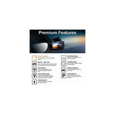 Rexing V5 Plus 3-Channel 4K Dash Cam w/ 3\" LCD"