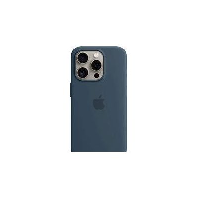 iphone 15 pro silicone case light blue