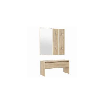 vidaXL Hallway Furniture Set Sonoma Oak Engineered Wood