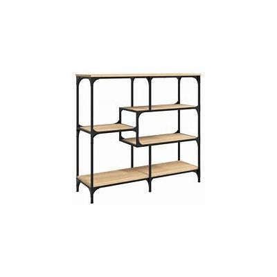 vidaXL Console Table Sonoma Oak 100x34-5x75 cm Engineered Wo