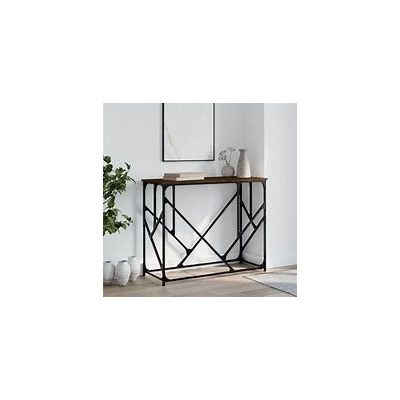vidaXL Console Table Sonoma Oak 100x34-5x75 cm Engineered Wo