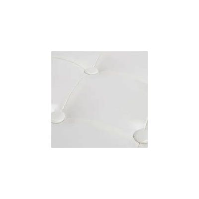 vidaXL Wingback Chair with Footrest Grey Real Leather