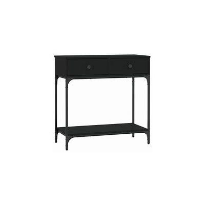 vidaXL Console Table Black 100x34-5x75 cm Engineered Wood