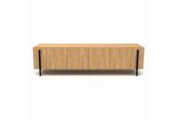 Solid teak tv cab 021mc nat