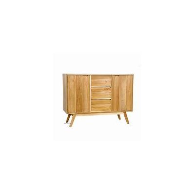 Solid teak tv cab 021mc nat