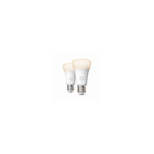 White 10.5W A60 E27 EU x2