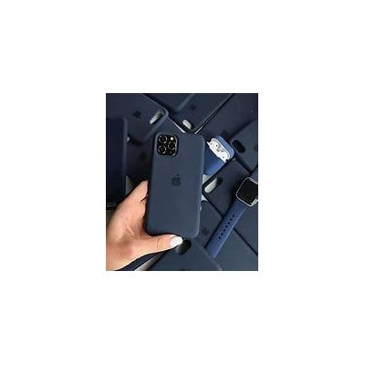 iphone 12/12pro silicone case deep navy