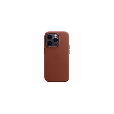 iphone 14 leather case umber