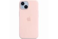 iphone 14 silicone case chalk pink