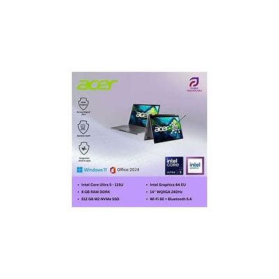 acer aspire spin 14 asp14-51mtn intel core 5 - 120u