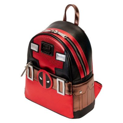 Loungefly Marvel Deadpool Metallic Cosplay Mini Backpack - New, With Tags