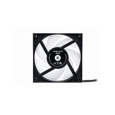 ek-vardar evo 120er rgb pwm 500-2200 u/min - noir / blanc