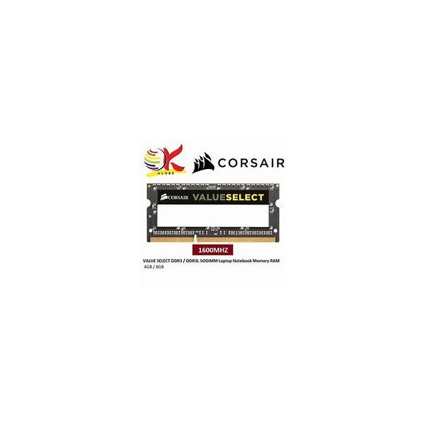 Corsair CMSO16GX3M2C1600C11 Value Select 16GB (2x8GB) DDR3L SODIMM 1600 Mhz CL11