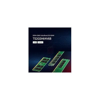 Transcend 4GB DDR4 2666 SO-DIMM 1Rx8 512Mx8 CL19 1.2V