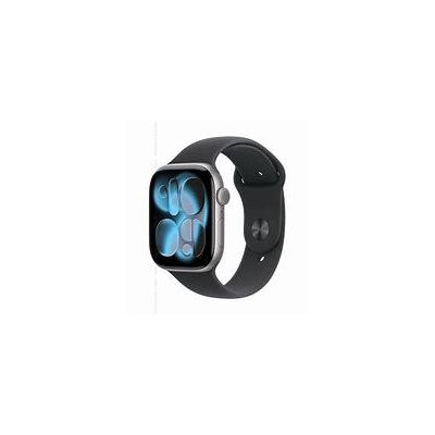 apple watch series 11 gps + cellular 42 mm titane noir ardoi