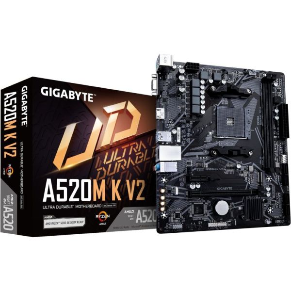 motherboard amd socket am4 a520m-k v2