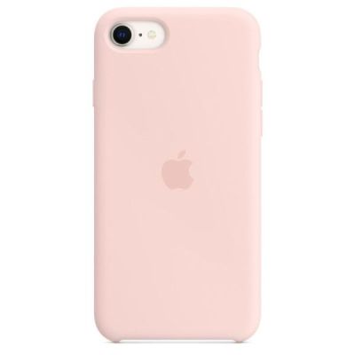iphone se silicone case chalk pink