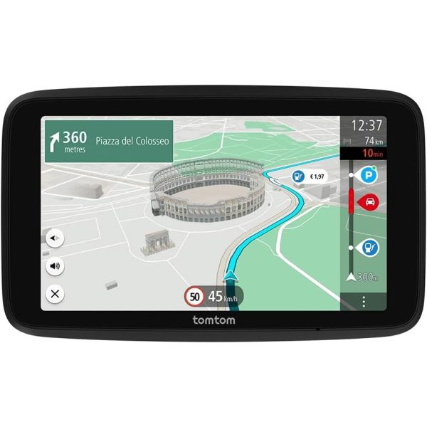 tomtom go navigator car sat nav (extra-large 7" screen, real-time traffic information,