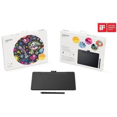 pack tablette wacom intuos m bluetooth avec stylet