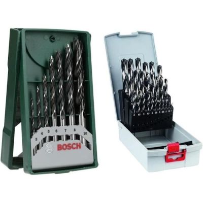 bosch accessories bosch 7 pces. kit de forets à bois hélicoï