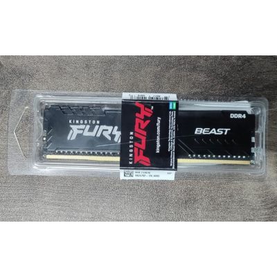 8gb 3200mhz ddr4 cl 16 dimm, fury beast black