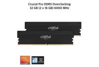 crucial pro overclocking memory module 32 gb 2x16 gb ddr5 60