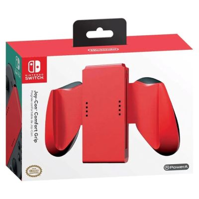nintendo switch joy-con comfort grip red