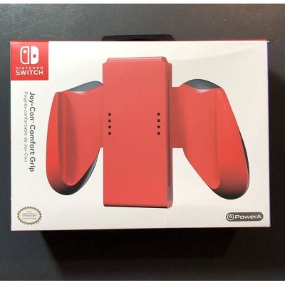nintendo switch joy-con comfort grip red