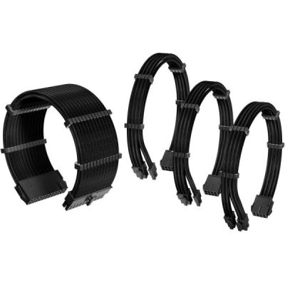 eps/atx 4+4 broches - 2 x 750 mm - noir