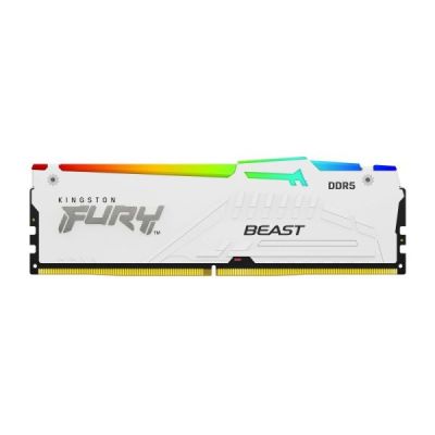 kingston fury beast blanc rgb 32go 6000mt/s ddr5 cl36 dimm m
