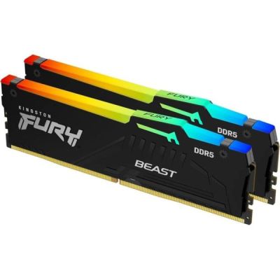 kingston fury beast noir rgb 32go 6000mt/s ddr5 cl36 dimm mé