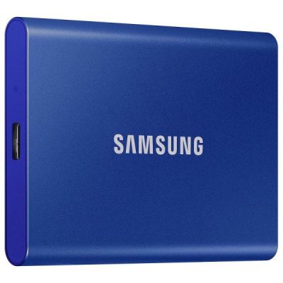 disque dur ssd externe samsung portable 2to t7 bleu