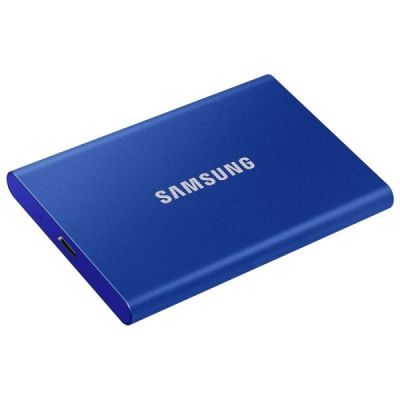 disque dur ssd externe samsung portable 2to t7 bleu