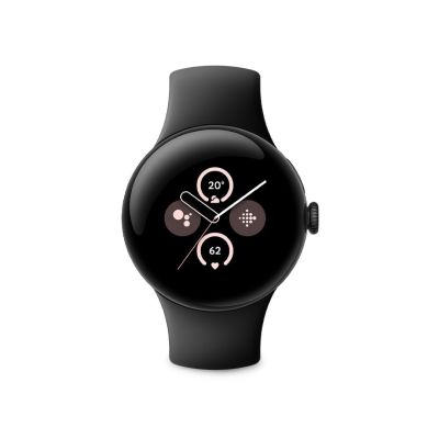 pixel watch 2 WiFi Boîtier en aluminium Noir Mat Bracelet sp