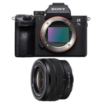 pack fnac appareil photo hybride sony alpha 7iii noir + fe 2