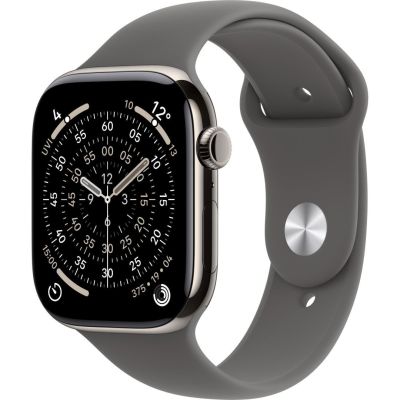 apple watch series 11 42mm natural ti s gray sb m/l cel