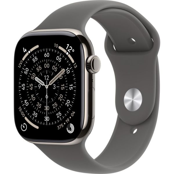 apple watch series 11 42mm natural ti s gray sb m/l cel