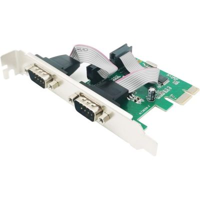 CARTE PCI À FAIBLE ENCOMBREMENT AVEC 2 PORTS RS232 - ADAPTAT