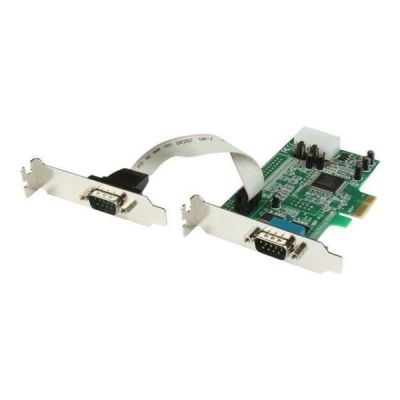 CARTE PCI À FAIBLE ENCOMBREMENT AVEC 2 PORTS RS232 - ADAPTAT