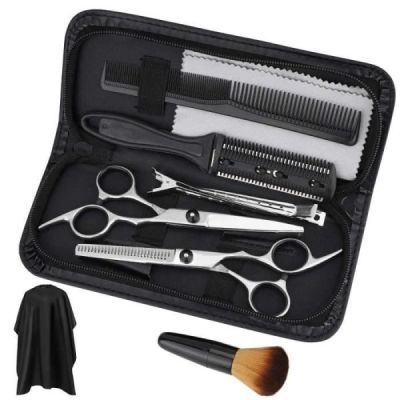 10pcs set ciseaux coiffure