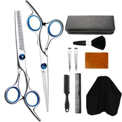 10pcs set ciseaux coiffure