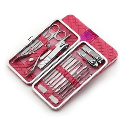18 pcs trousse manucure