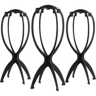 3pcs support de perruque