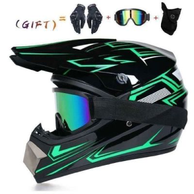 casque de motocross adulte antcool avec lunettes sans couver